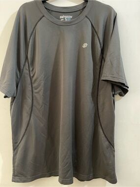 Sb Tech Men’s Performance Cool Play Light Gray Workout 2XL Shirt